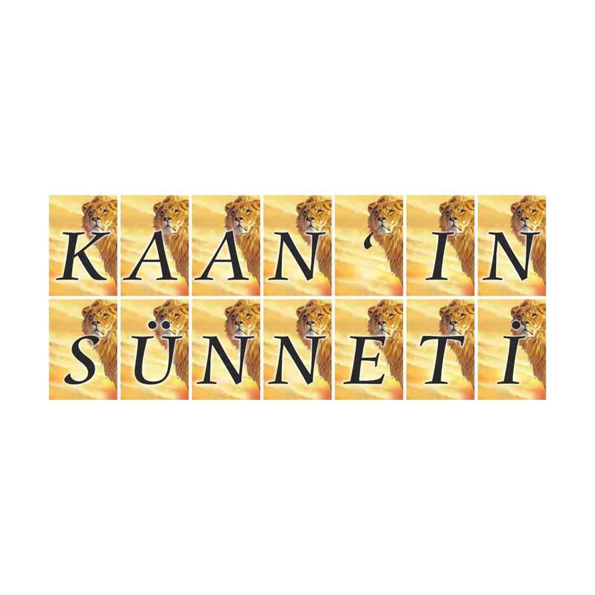 Sünnet Masası Aslanlı Parti Malzemesi Harf Banner 