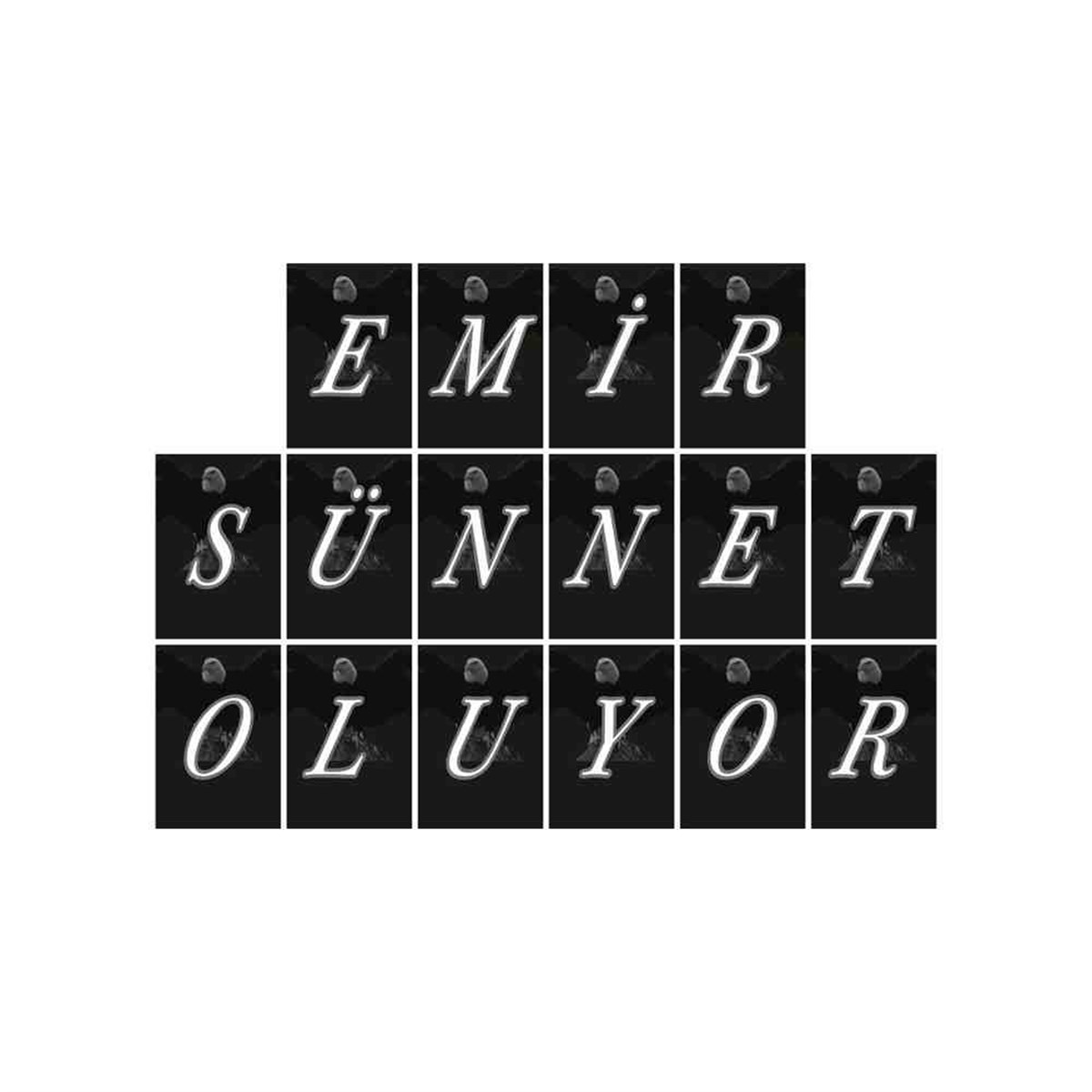 Sünnet Masası Beşiktaş Taraftar Kartallı Harf Banner  