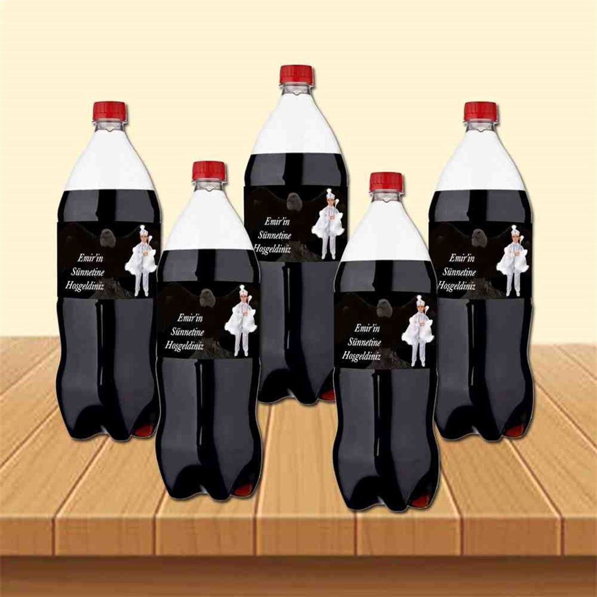 Sünnet Masası Beşiktaş Taraftar Kartallı Cola Şisesi Bandı  