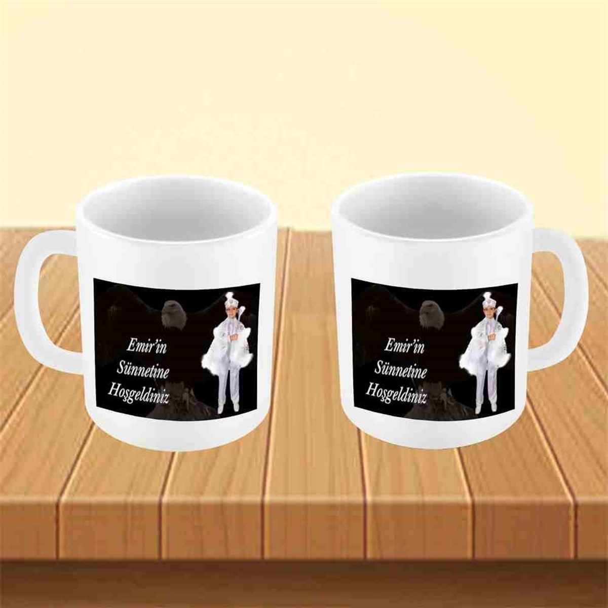 Sünnet Masası Beşiktaş Taraftar Kartallı Kupa Bardak Mug  