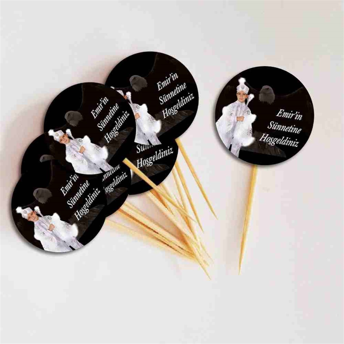 Sünnet Masası Beşiktaş Taraftar Kartallı Cupcake Kurdanı  
