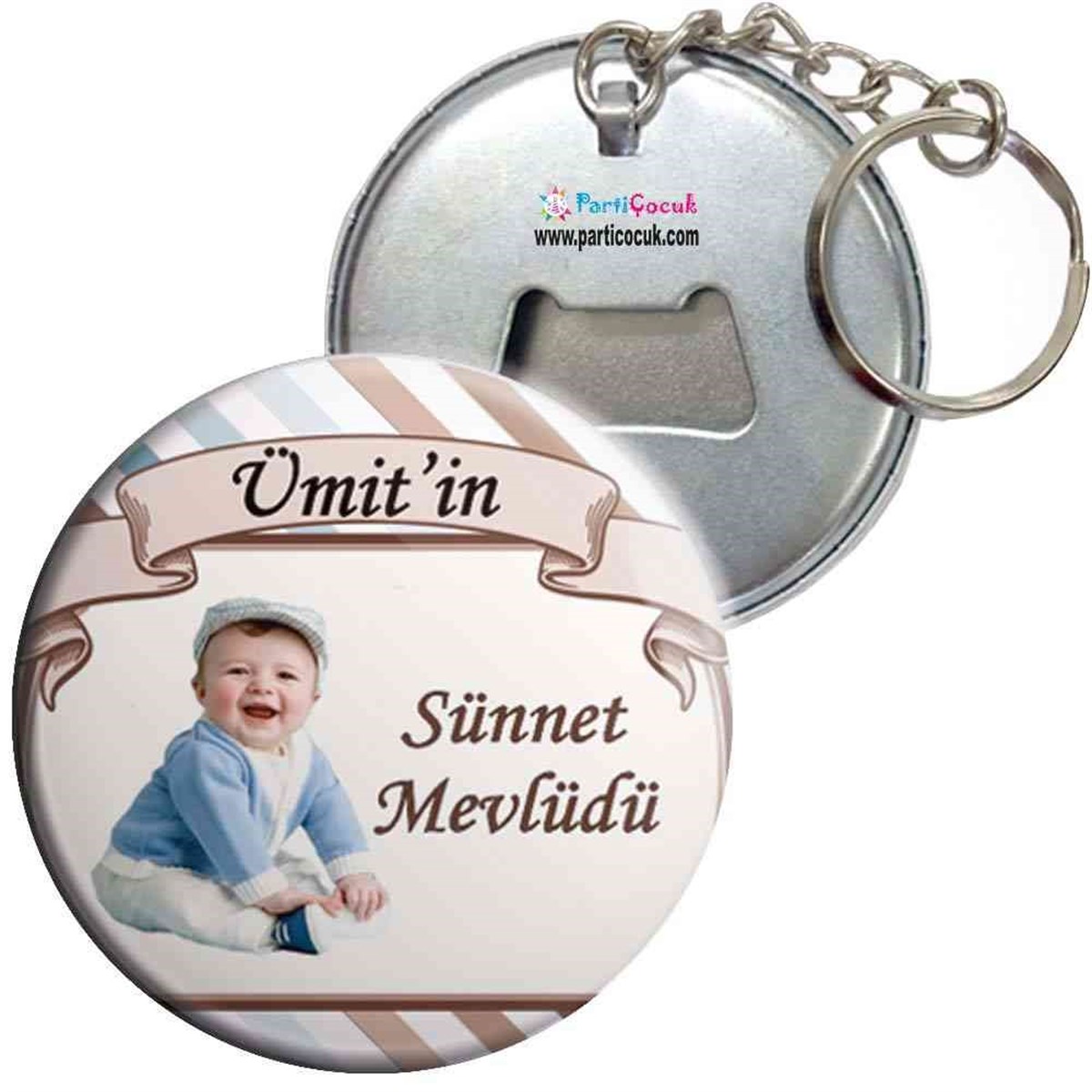 Sünnet Partisi Kahverengi Mavili Anahtarlı Açacak 