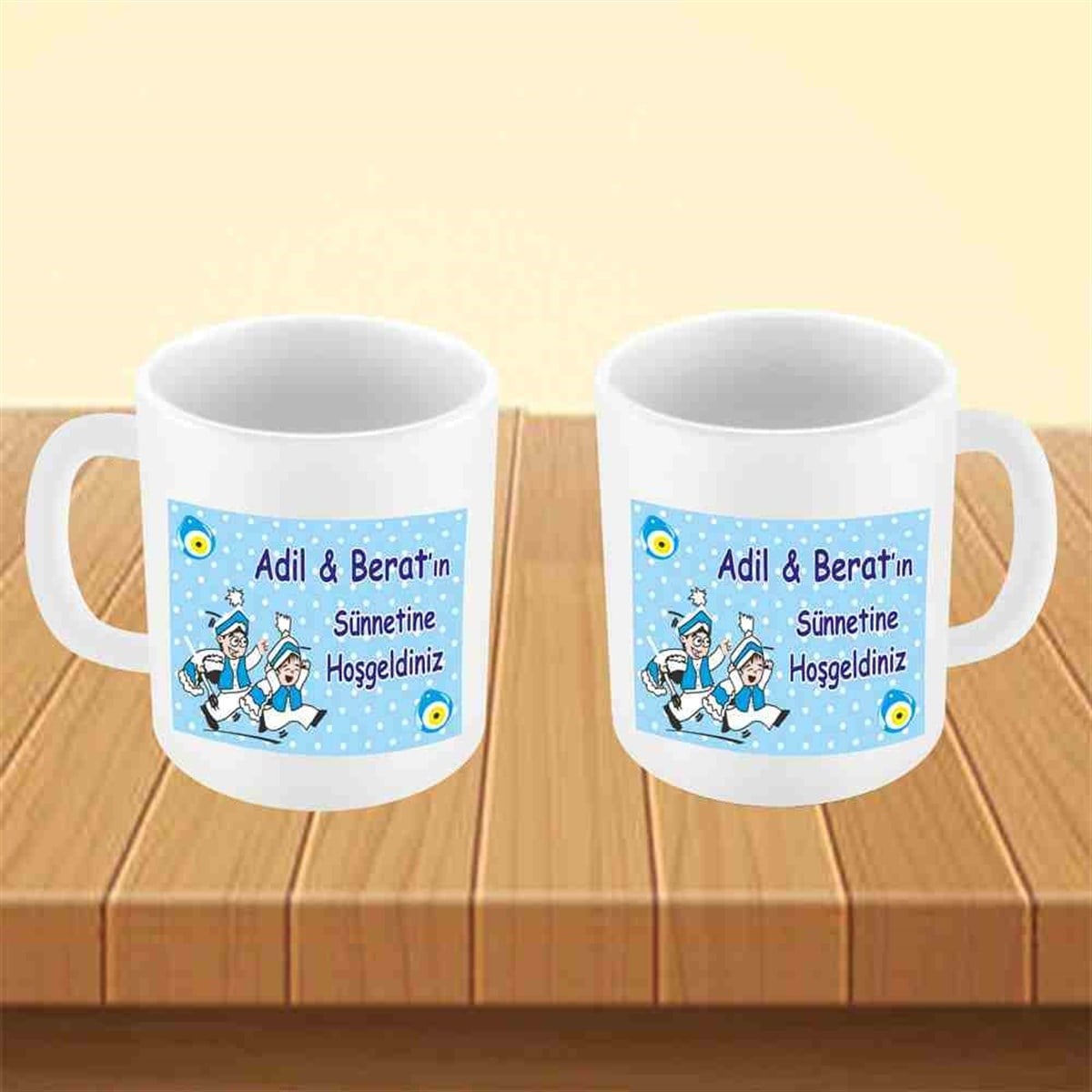 Sünnet Sünnet Çocuğu Karikatürlü Model Kupa Bardak Mug  
