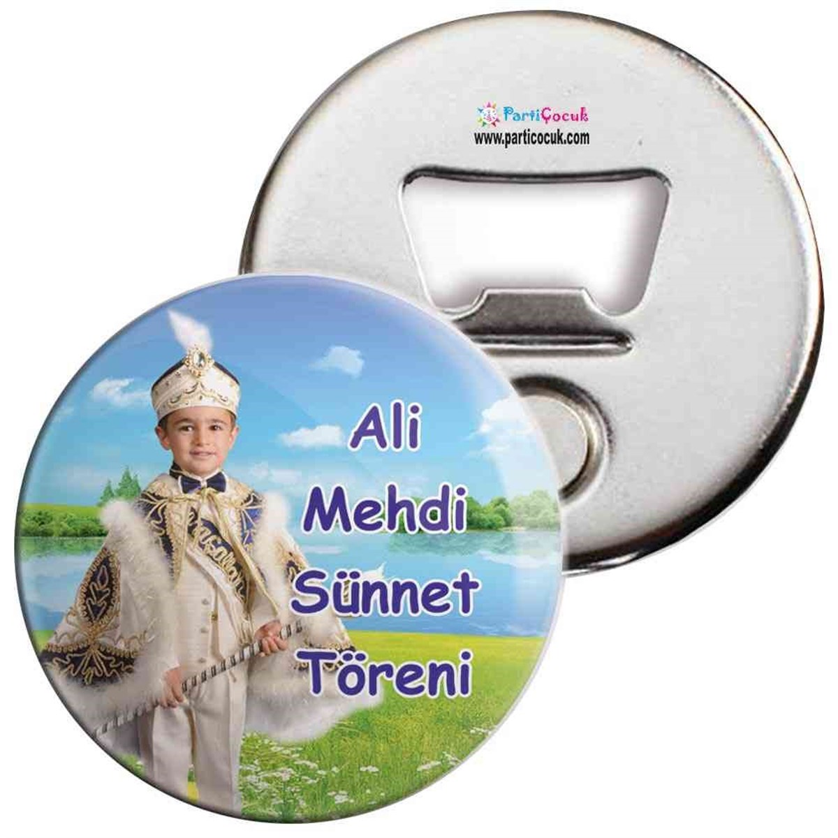 Sünnet Töreni Masa Süslemesi Açacaklı Magnet  
