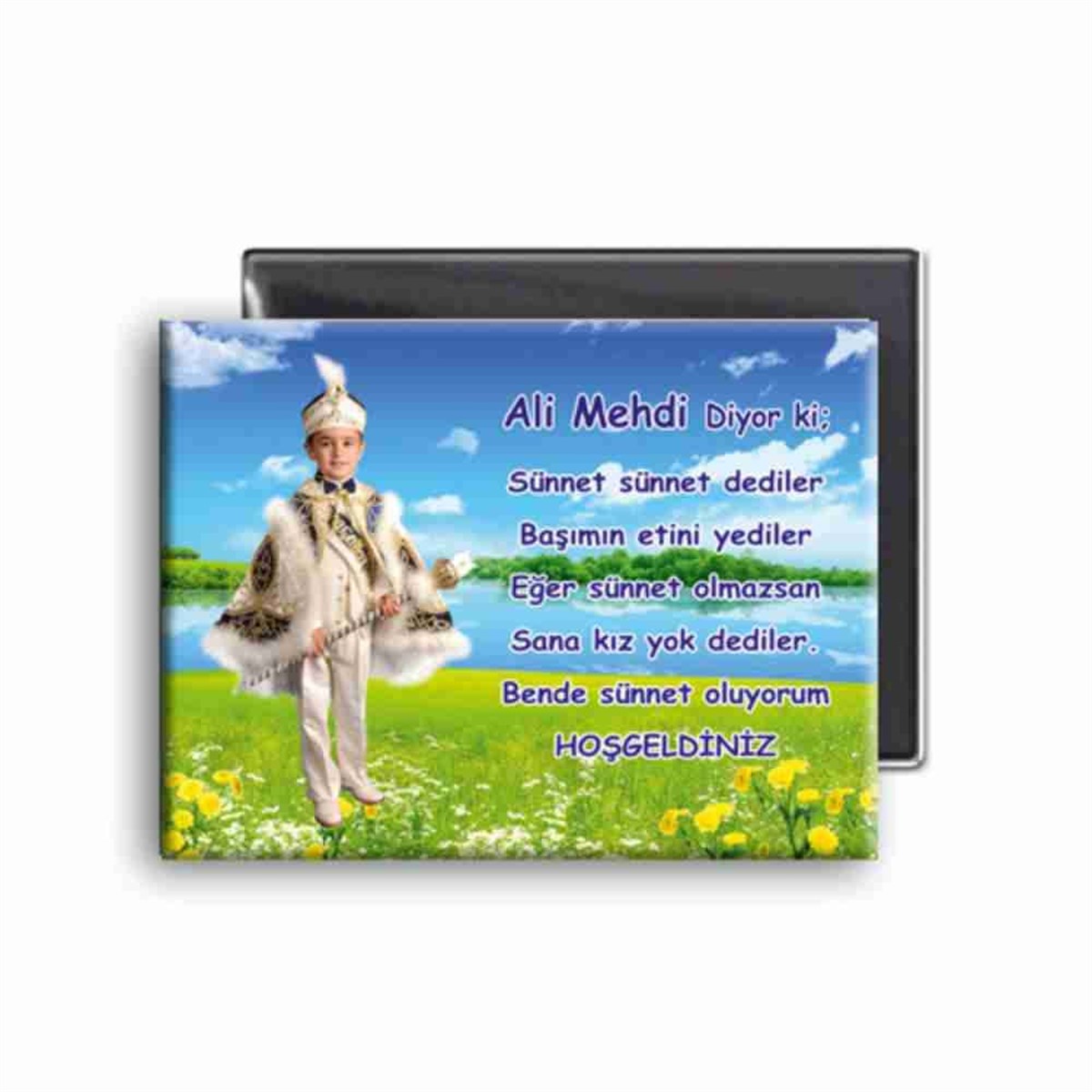 Sünnet Töreni Masa Süslemesi Buzdolabı Magneti 