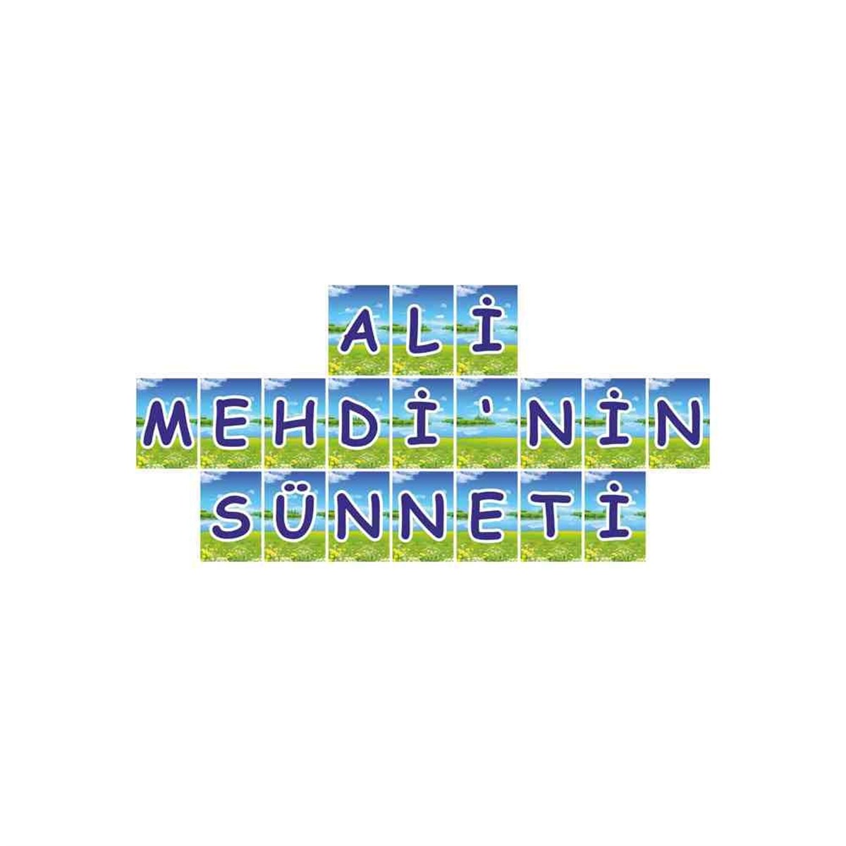 Sünnet Töreni Masa Süslemesi Harf Banner 