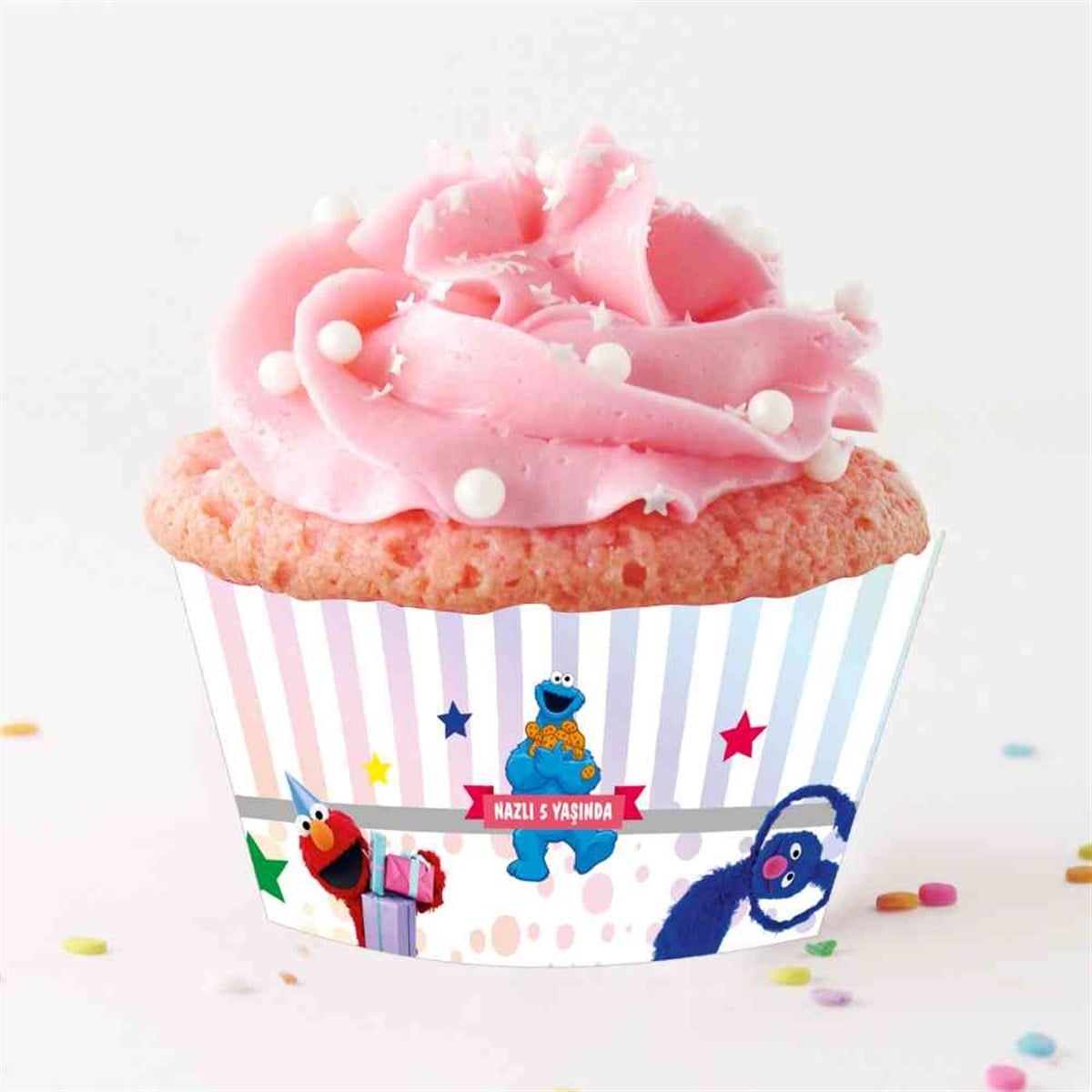 Susam Sokagı Konsept Cupcake Sargısı 