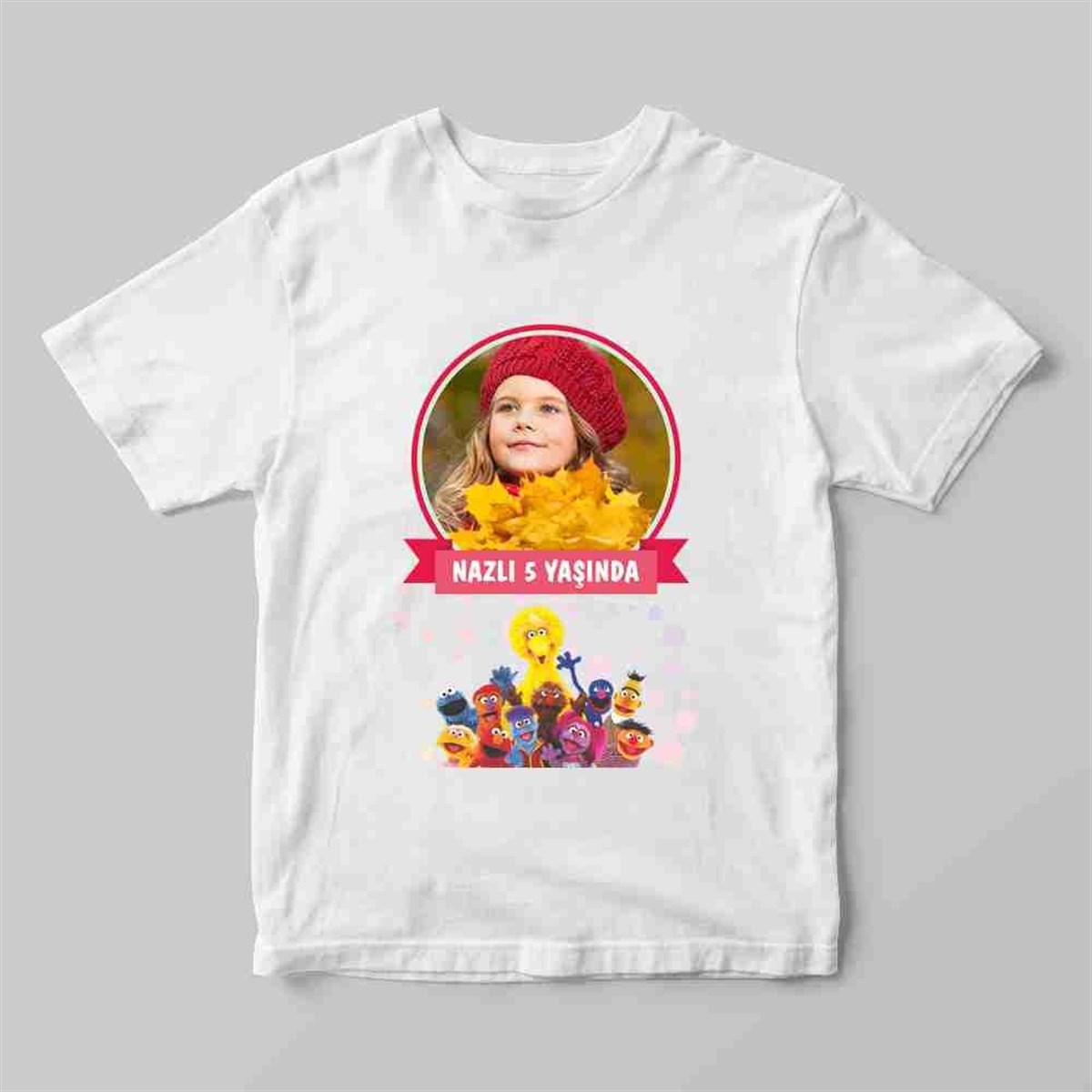 Susam Sokağı Seven Tişört Baskı 