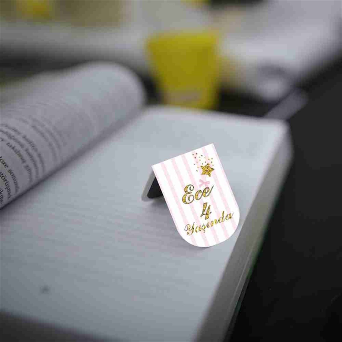 Taçlı Konsepti Kitap Ayraçı Magneti 