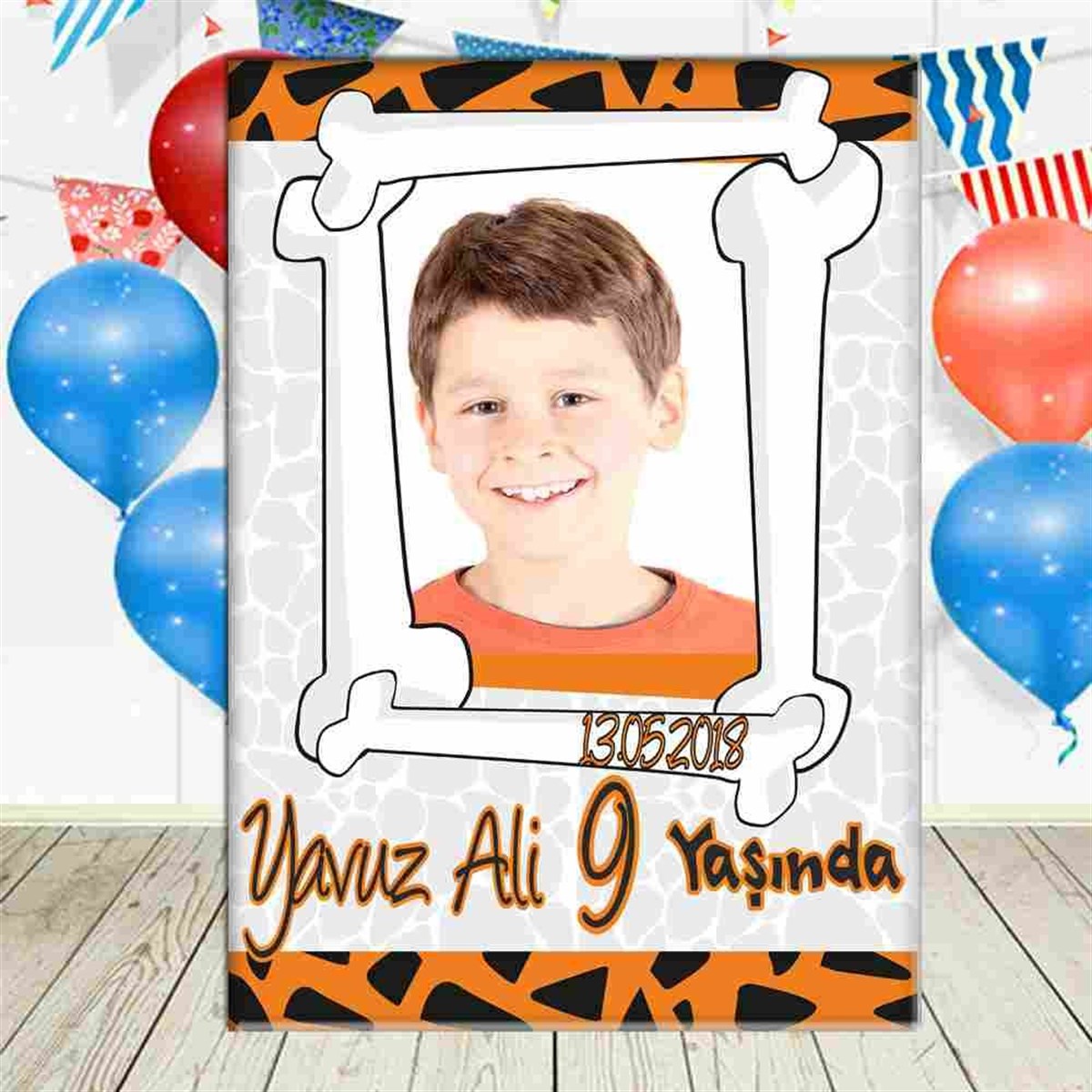 Taş Devri Eski Çağ Konsept Ayaklı Pano 