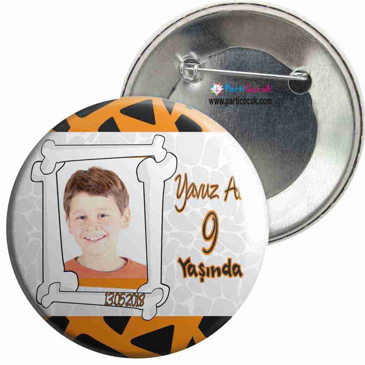 Taş Devri Eski Çağ Konsept İğneli Rozet  