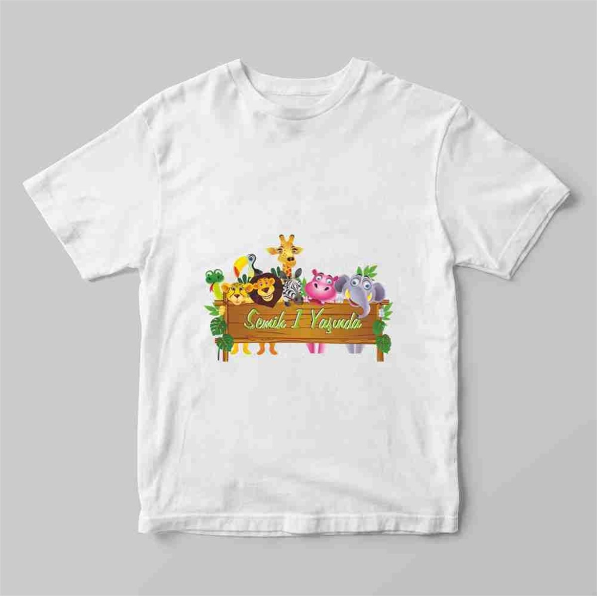 Tişört Baskı Safari Tema 