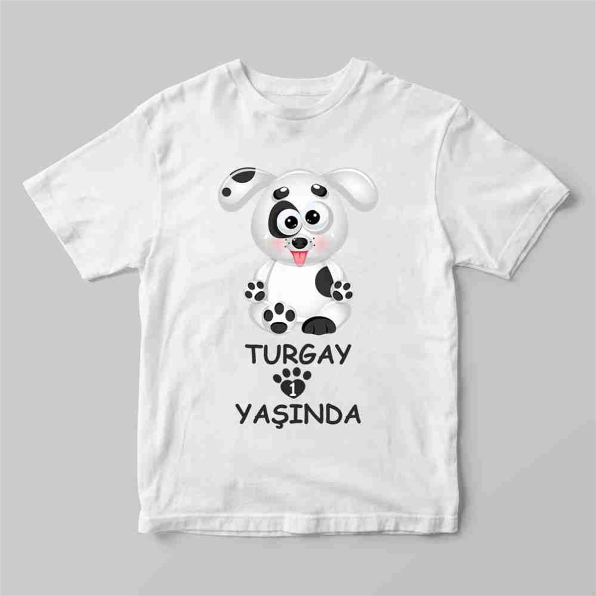 Tişört Baskı Sevimli Köpek Temalı 