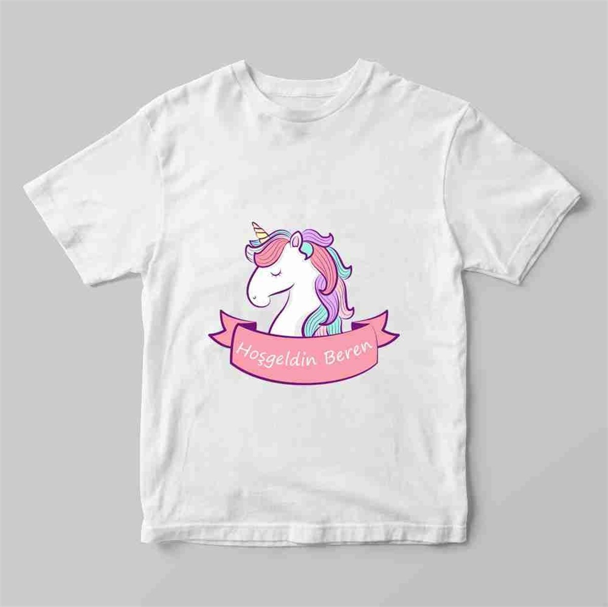 Tişört Baskı Unicorn Temalı 