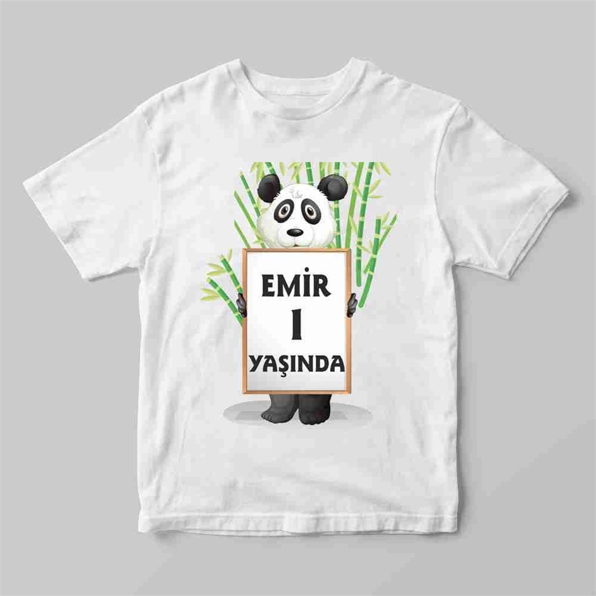 Tişört Zıbın Baskı Panda Konsept 