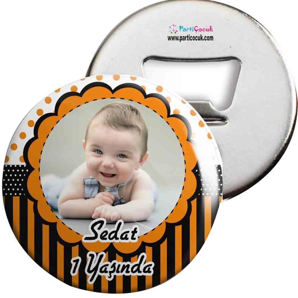 Turuncu Konsept Açacaklı Magnet Kişiye Özel  