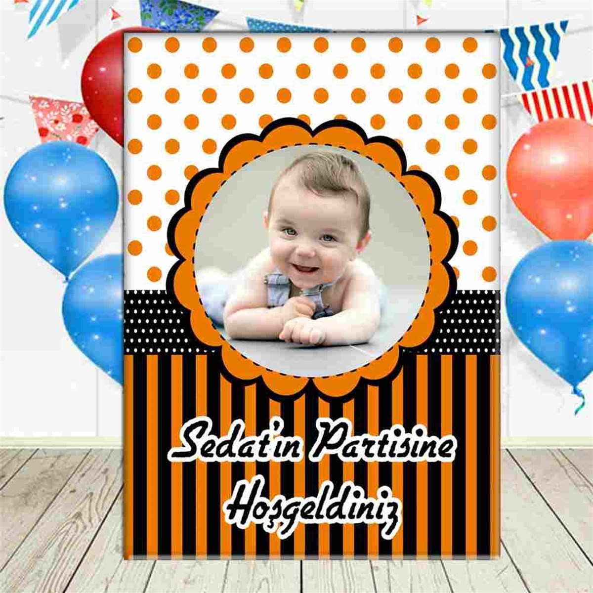 Turuncu Konsept Ayaklı Pano 