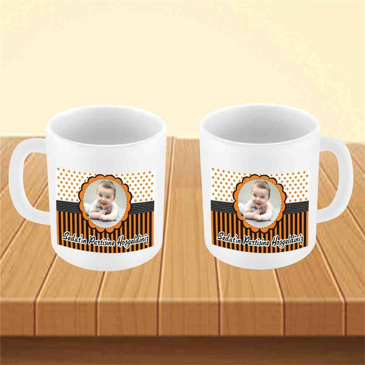 Turuncu Konsept Kupa Bardak Mug 