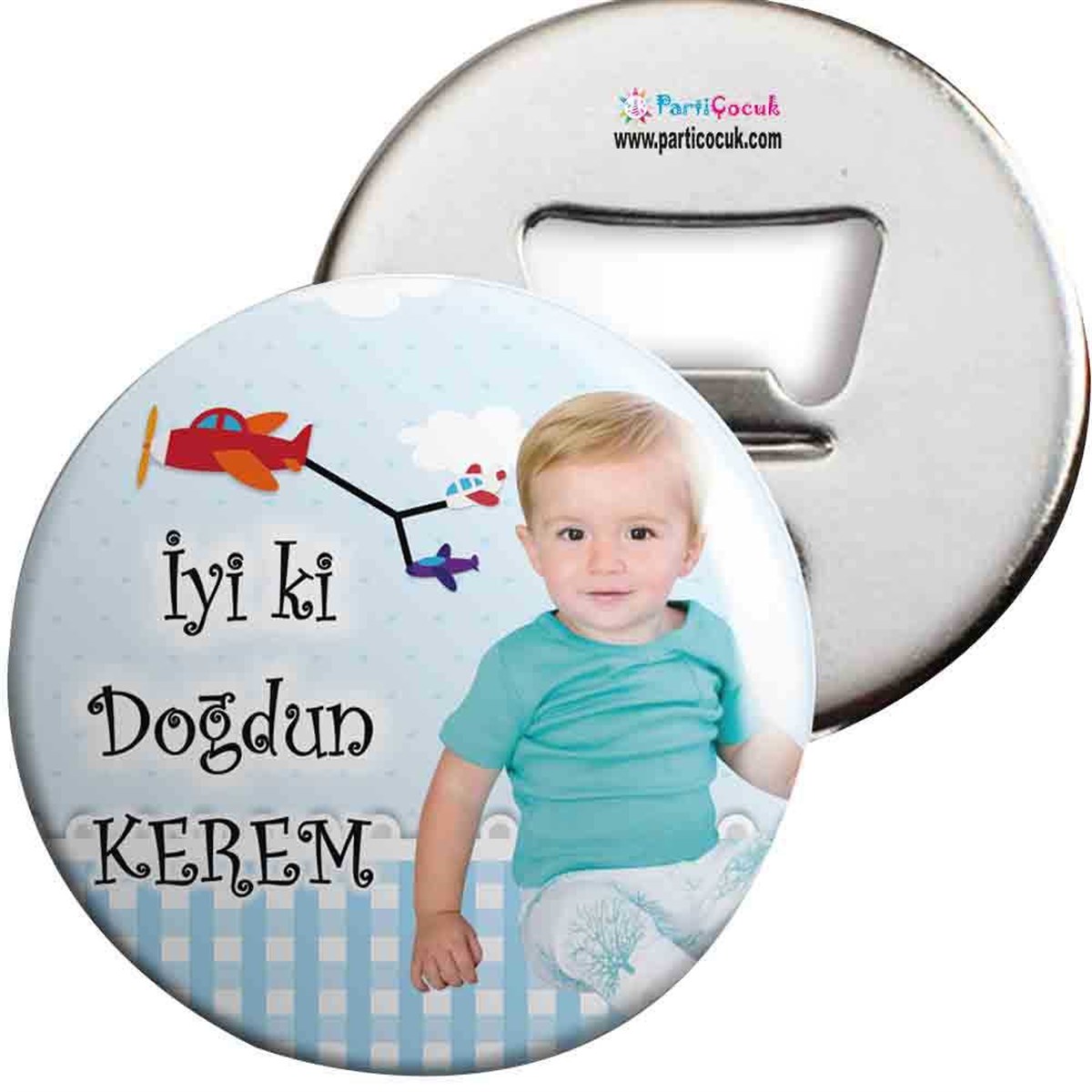 Uçak Konsept Açacaklı Magnet Kişiye Özel 