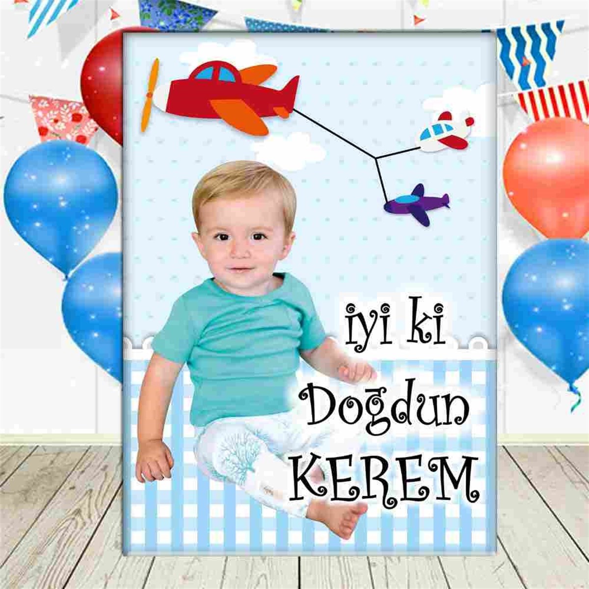 Uçak Konsept Ayaklı Pano 