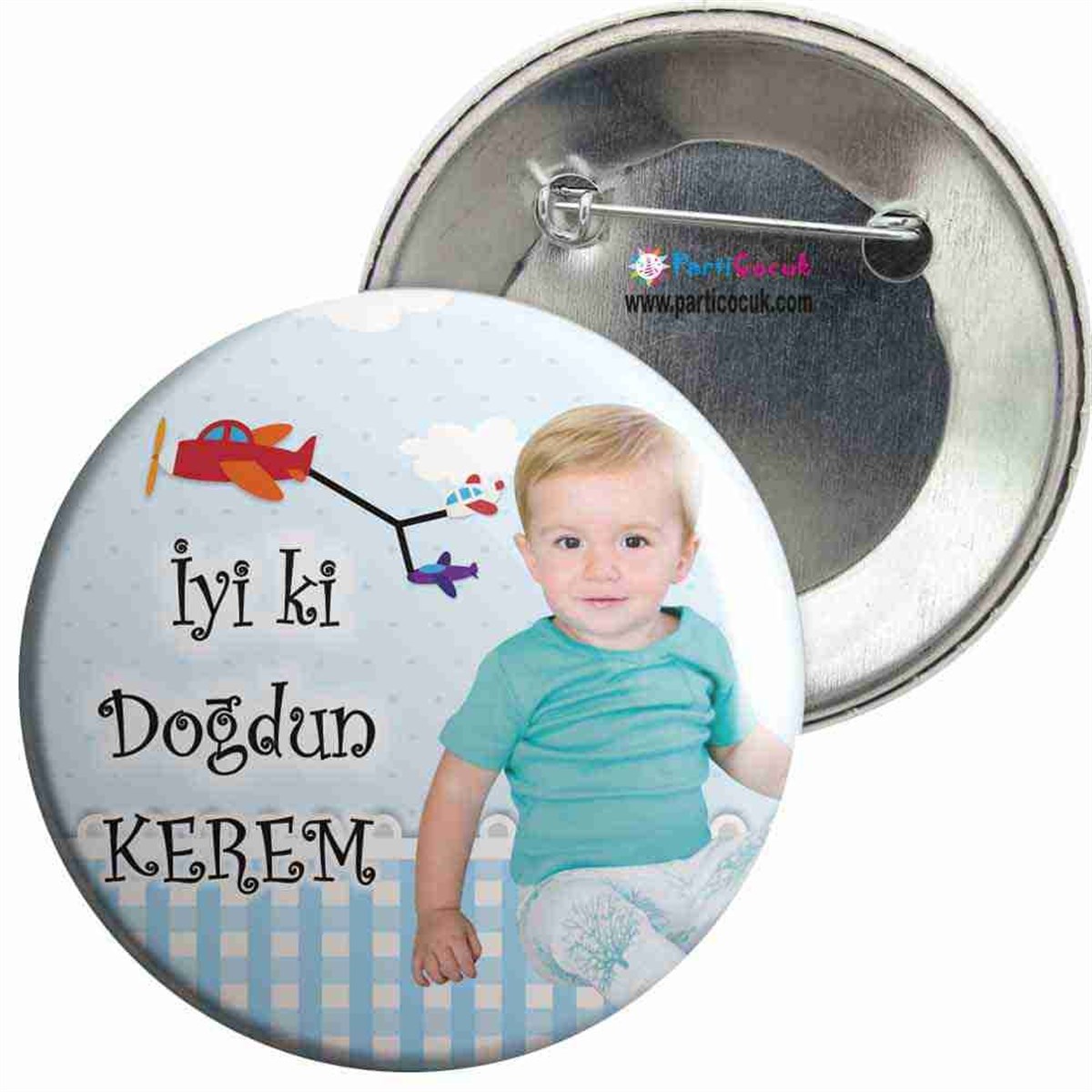 Uçak Konsept İğneli Rozet  