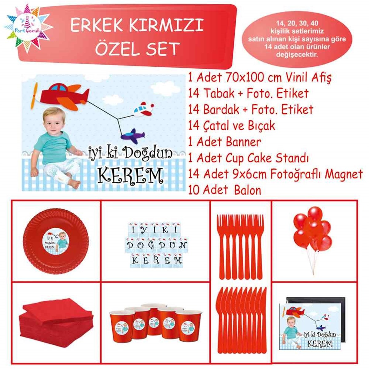 Uçak Konsept Özel Set 