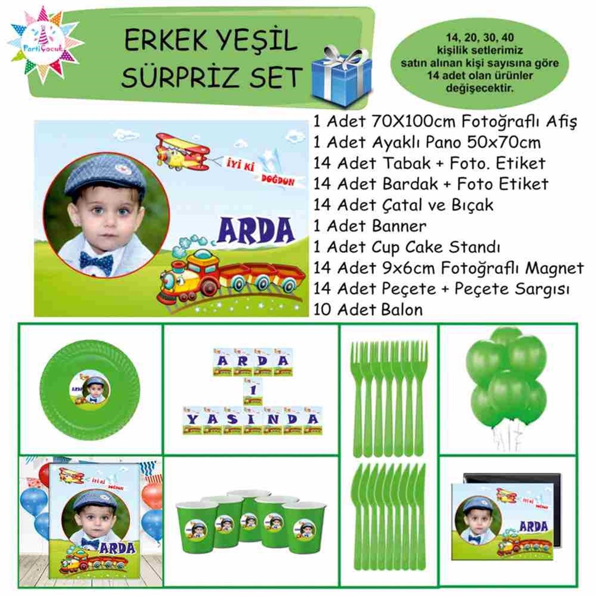 Uçak ve Tren Temalı Süpriz Set 