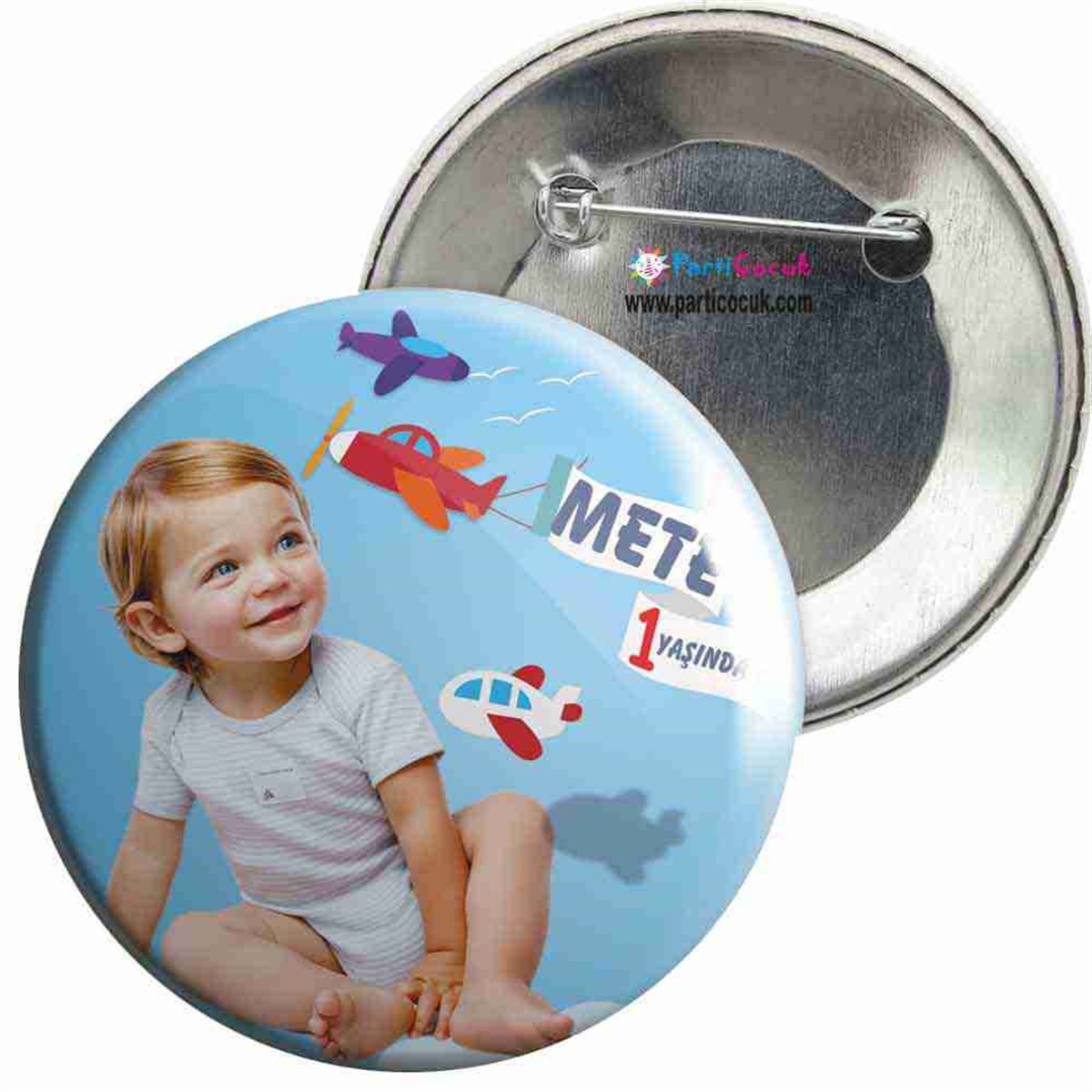 Uçaklar Konsept İğneli Rozet  