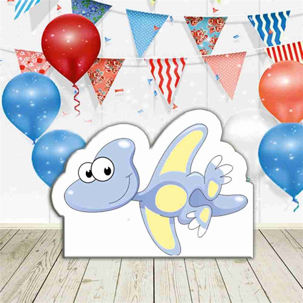 Uçan Dinazor Şekilli Pano 