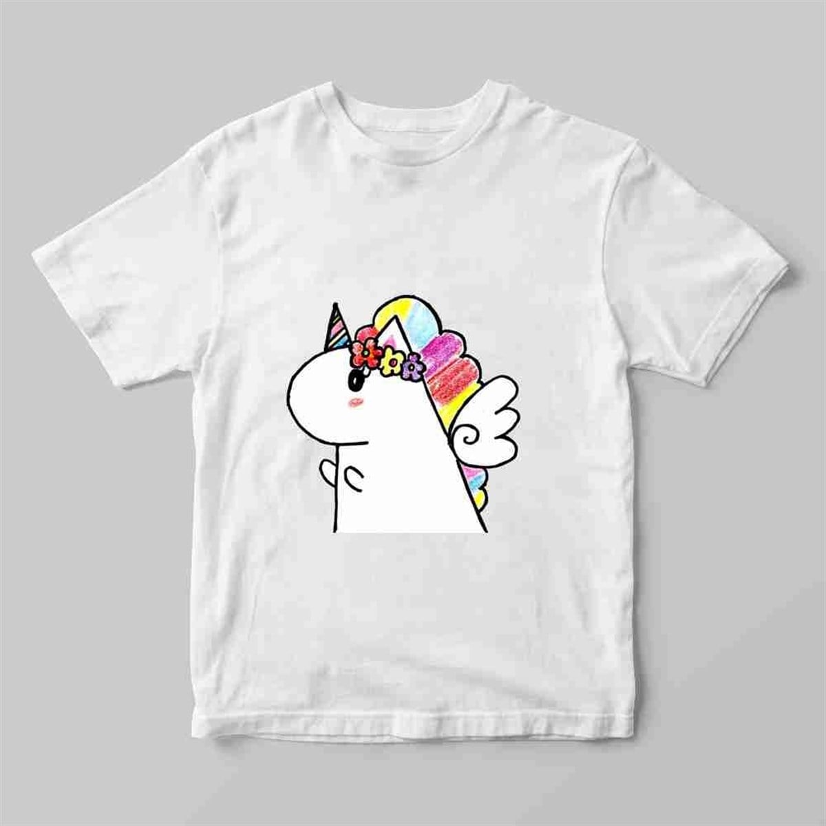 Unicorn Desenli Bebek Tişört Veya Zıbın 