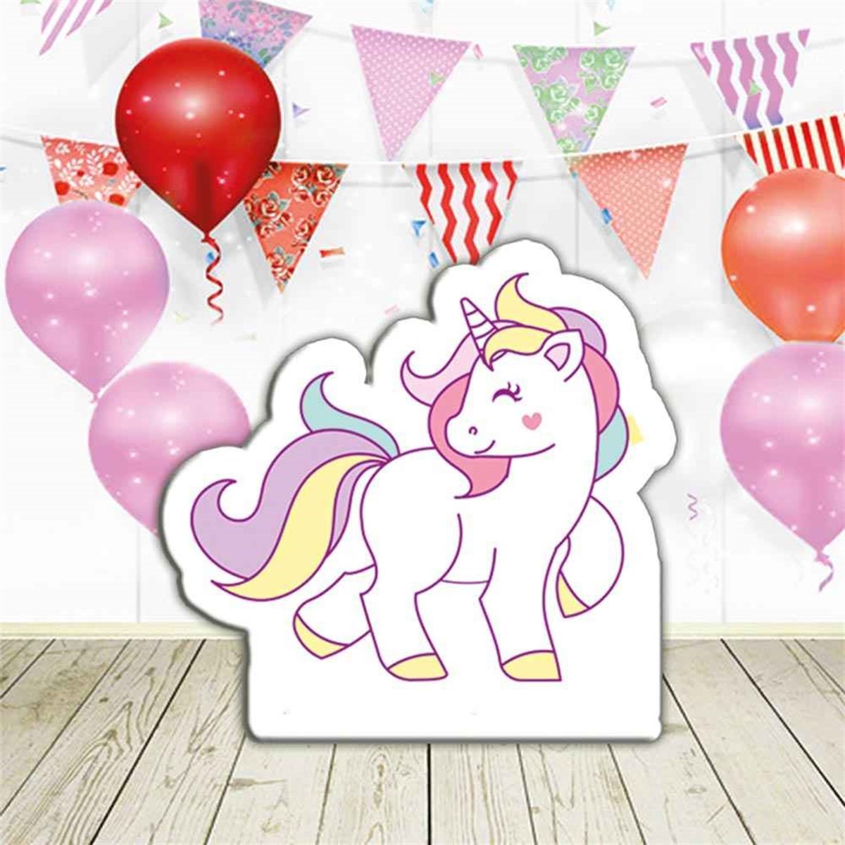 Unicorn Doğum Günü Ayaklı Pano 
