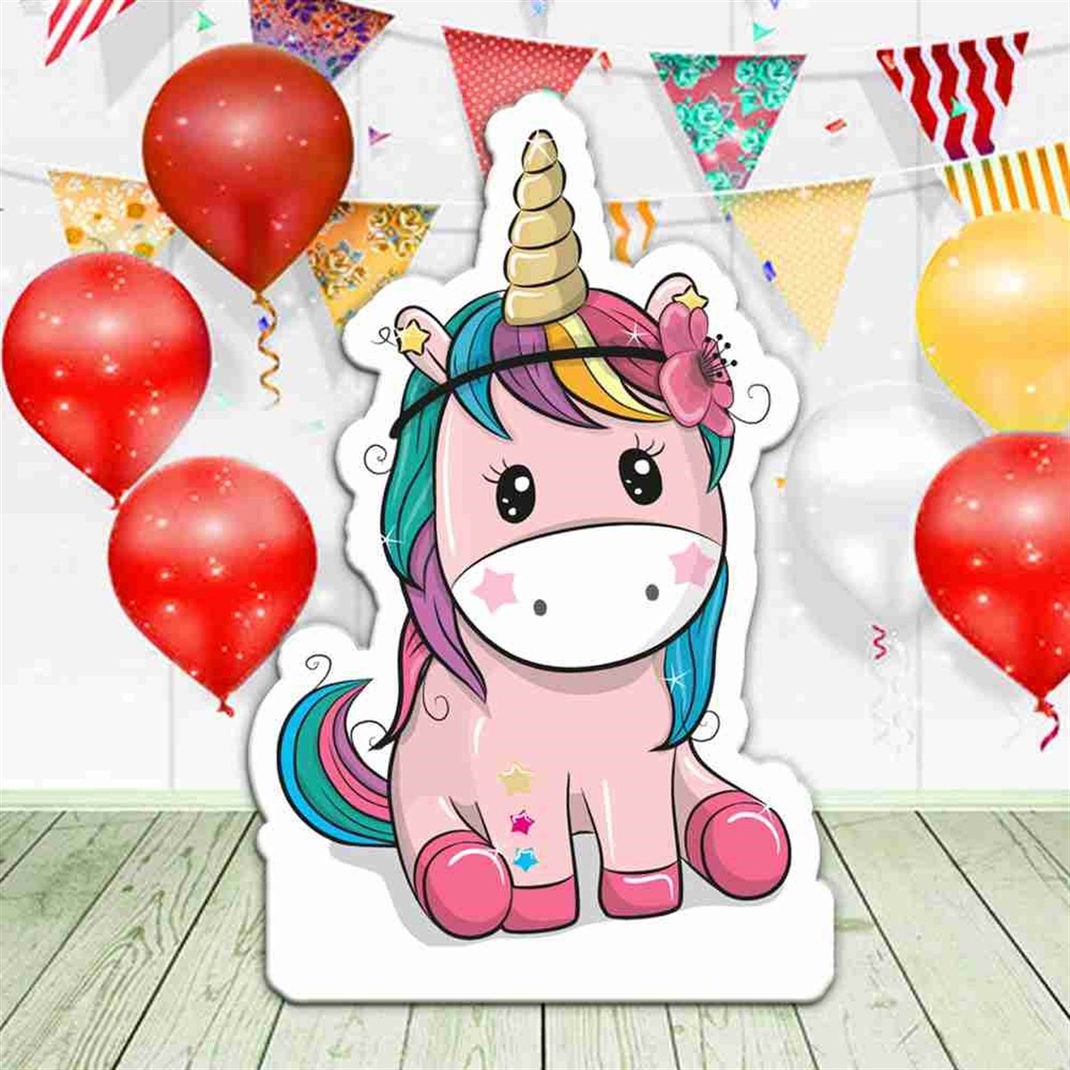 Unicorn Doğum Günü Konsepti Masa Süslemesi 
