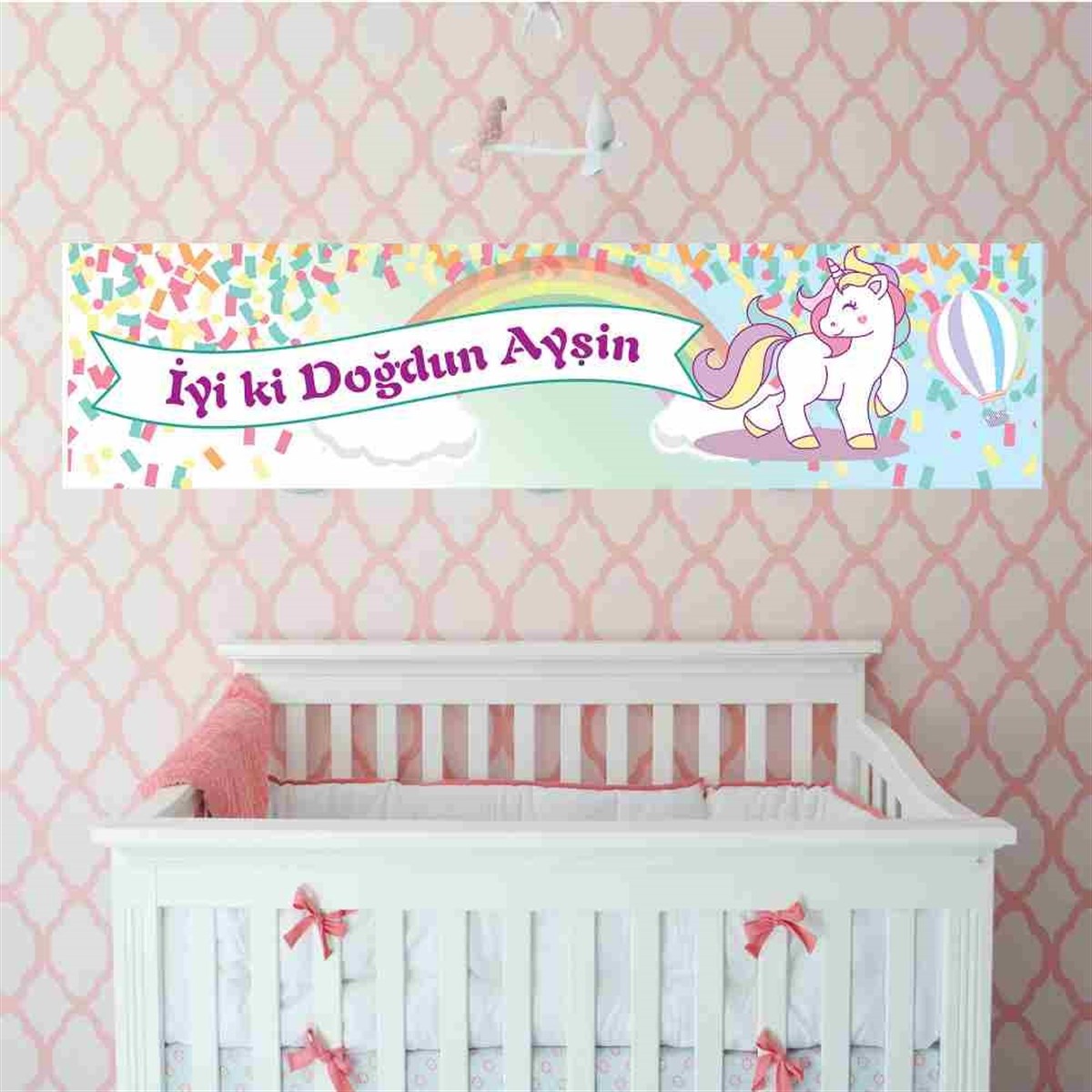 Unicorn Kişiye Özel Karton Afiş  