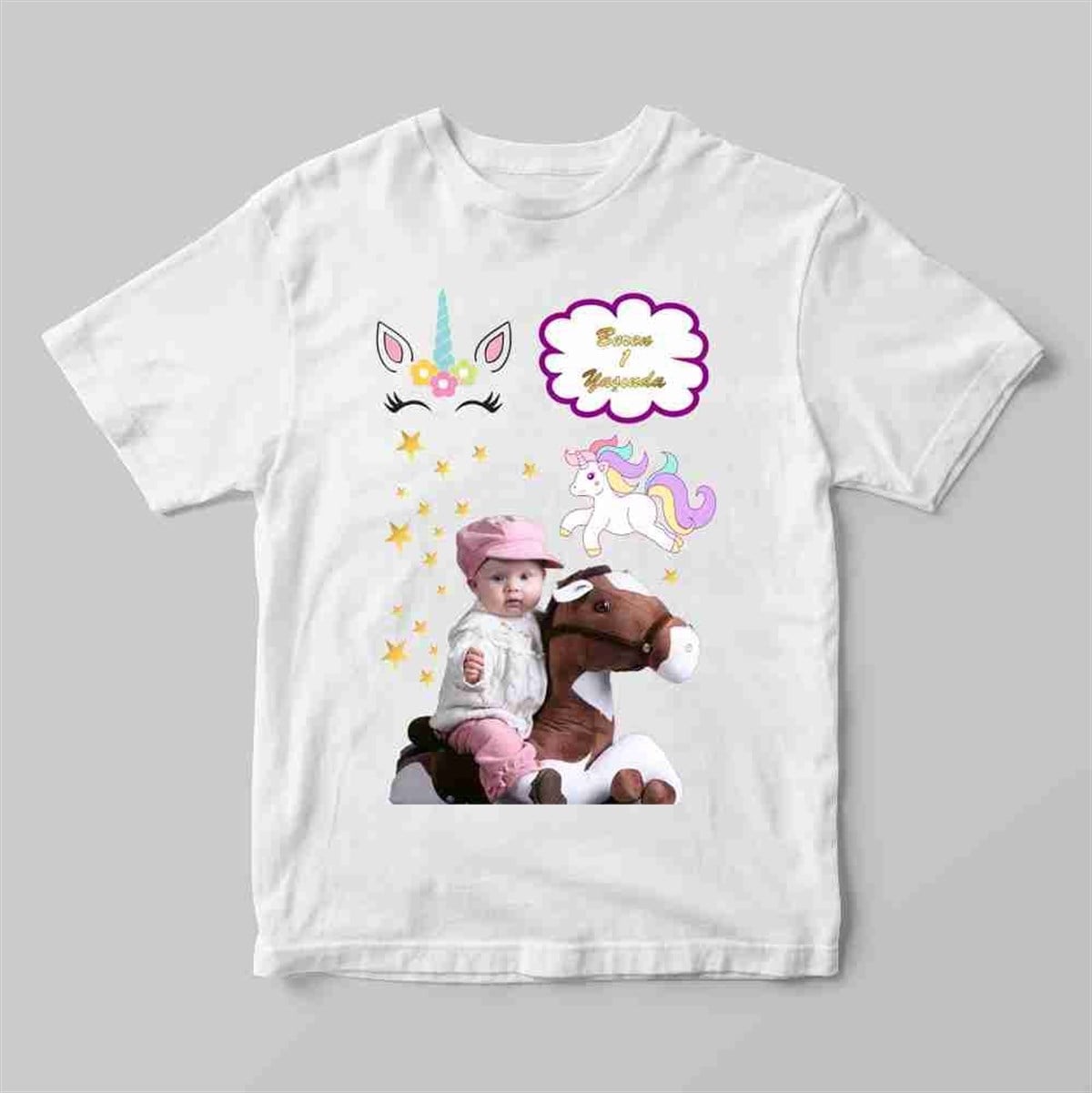 Unicorn Konsept Tişört Baskı 