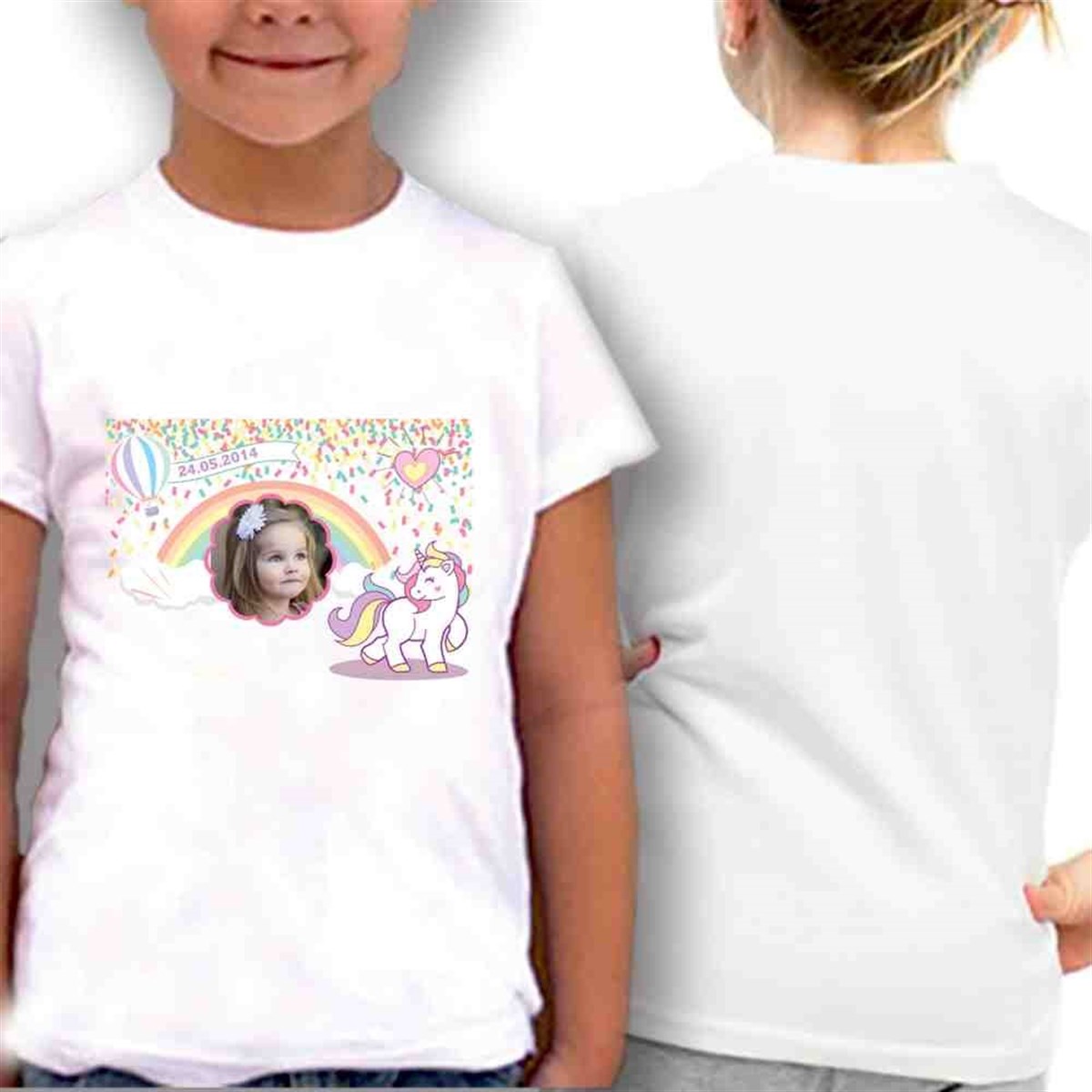 Unicorn Konsepti Kişiye Özel T-Shirt Baskı  