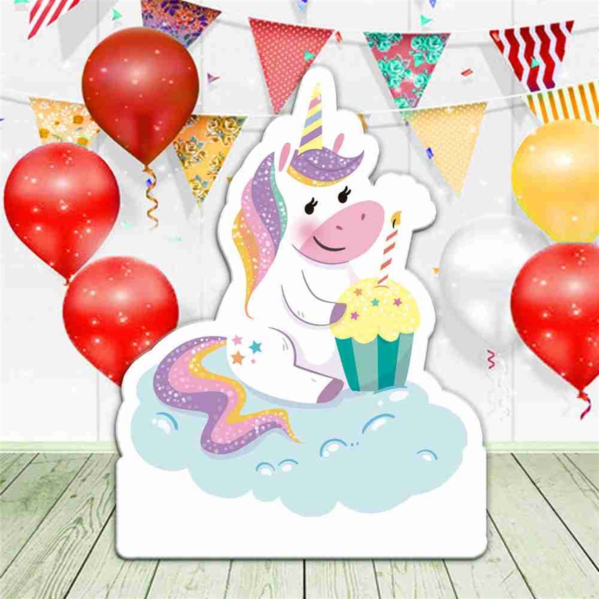 Unicorn Organizasyon Şekilli Karşılama Ayaklı Pano 