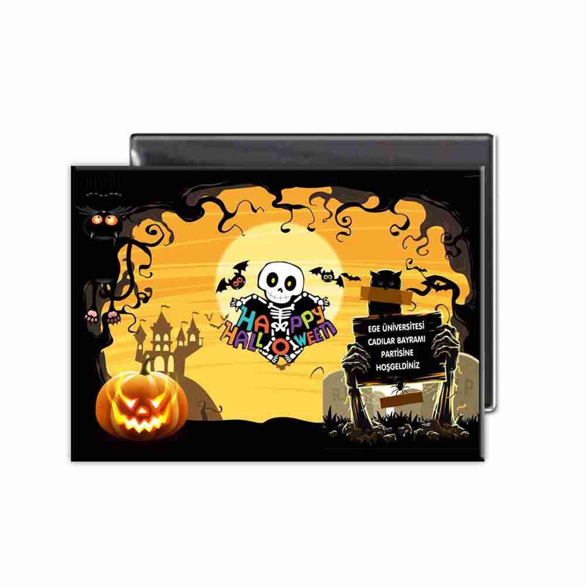 Üniversiteye Özel Halloween Hediyelik Magnet 