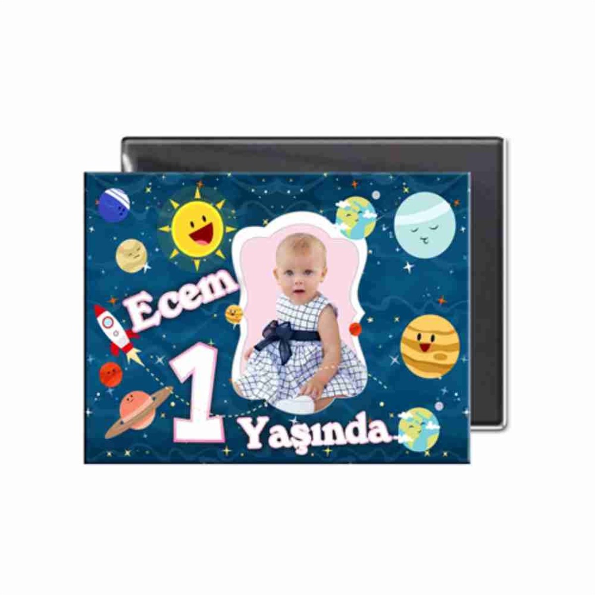 Uzay Konsept Buzdolabı Magneti  