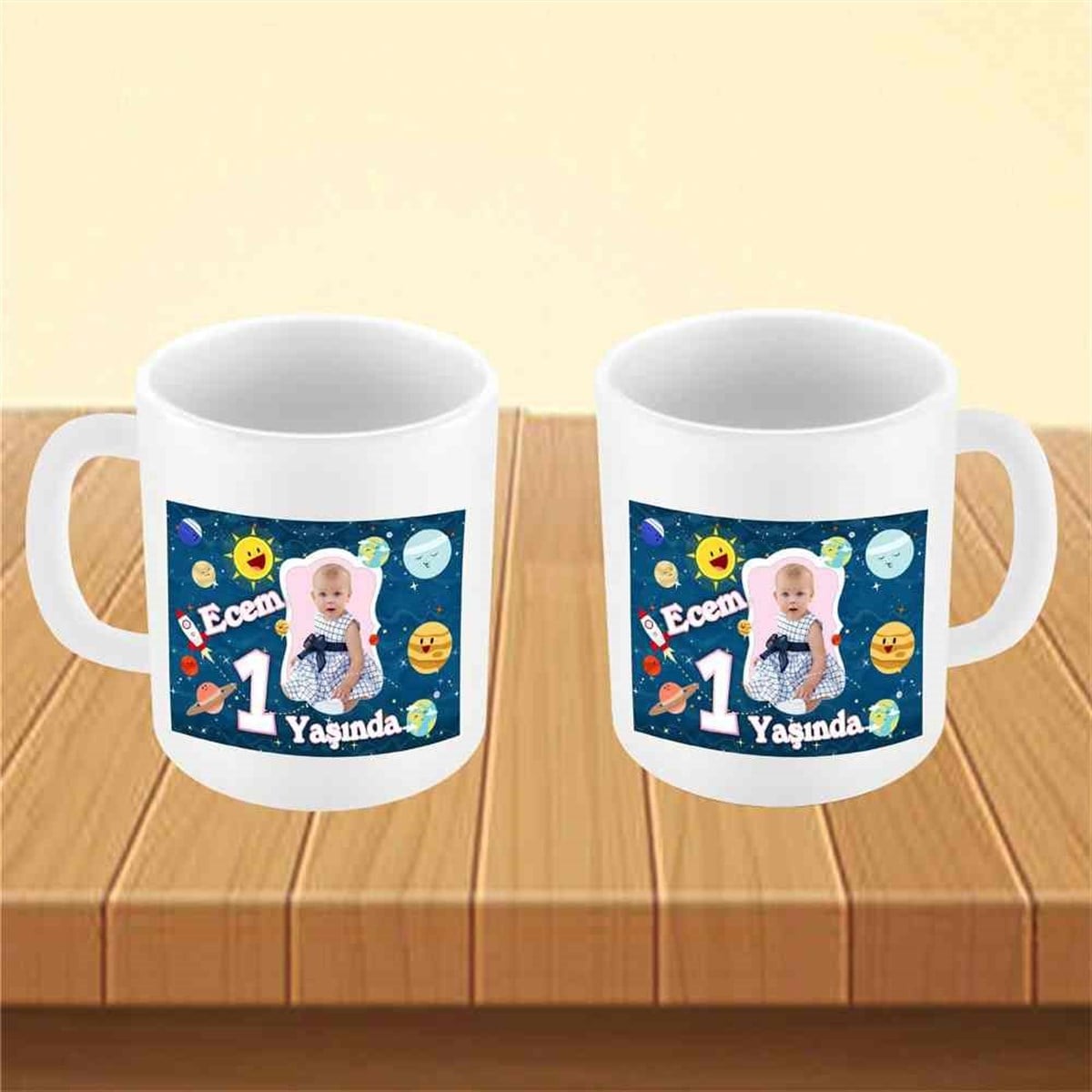 Uzay Konsept Kupa Bardak Mug  