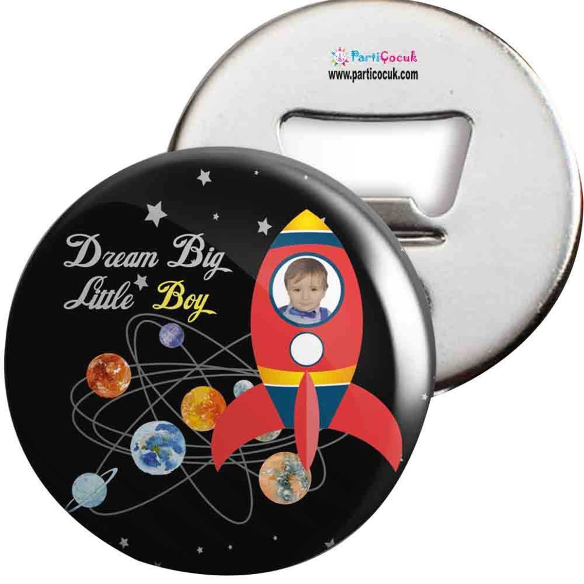 Uzay Mekiği Konsept Açacaklı Magnet Kişiye Özel 