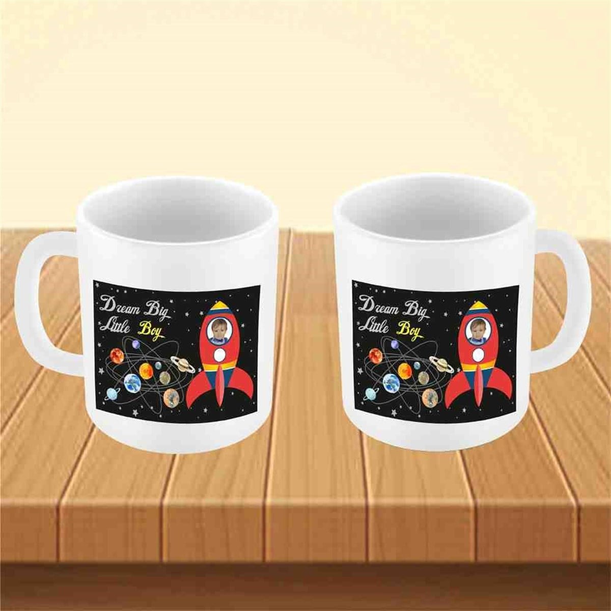 Uzay Mekiği Konsept Kupa Bardak Mug 