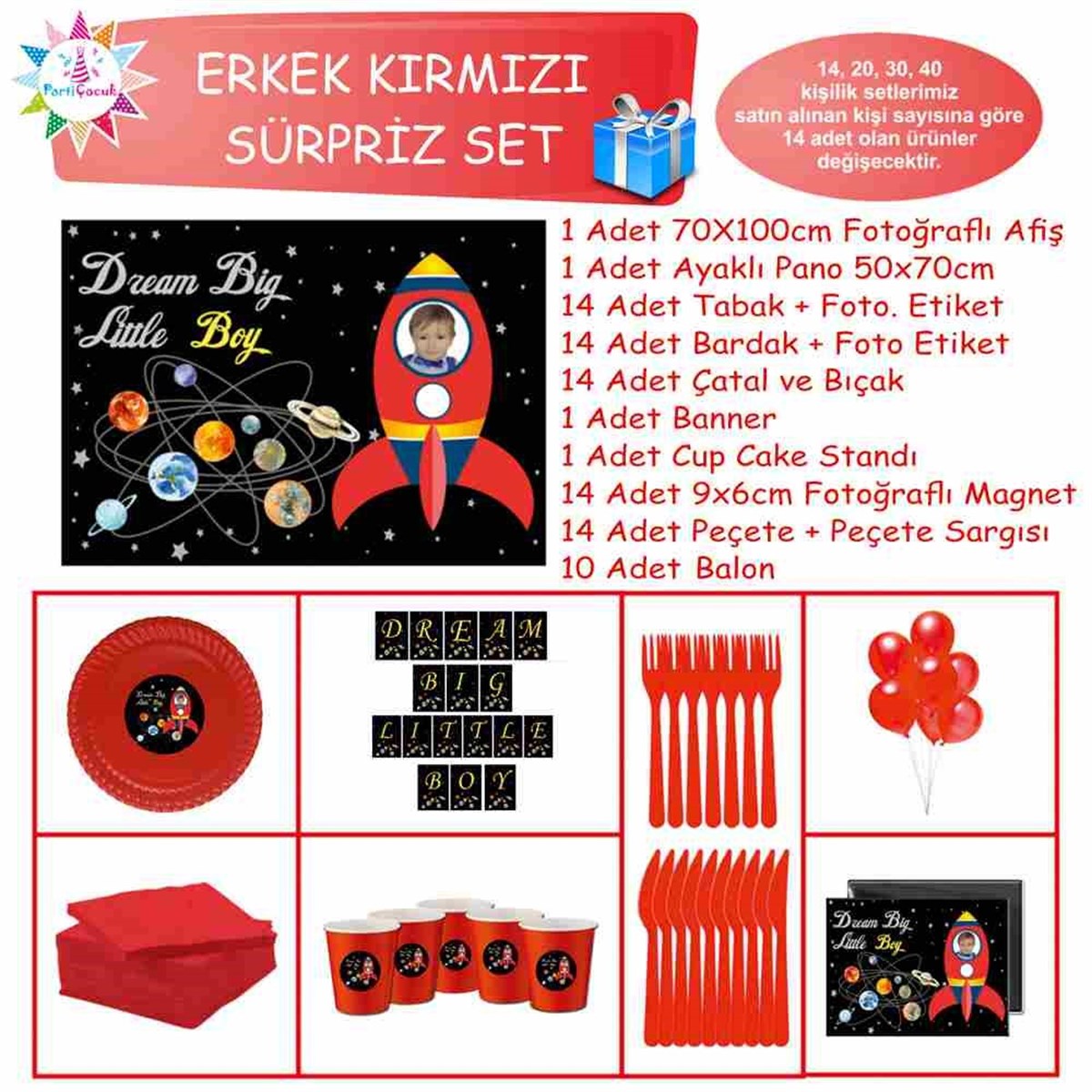 Uzay Mekiği Tema Süpriz Set 