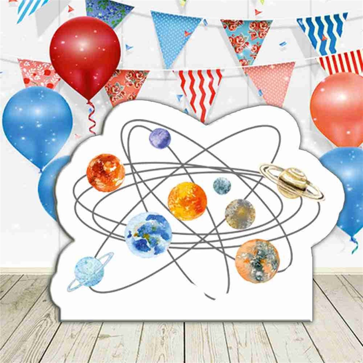 Uzay Şekilli Figür Pano 