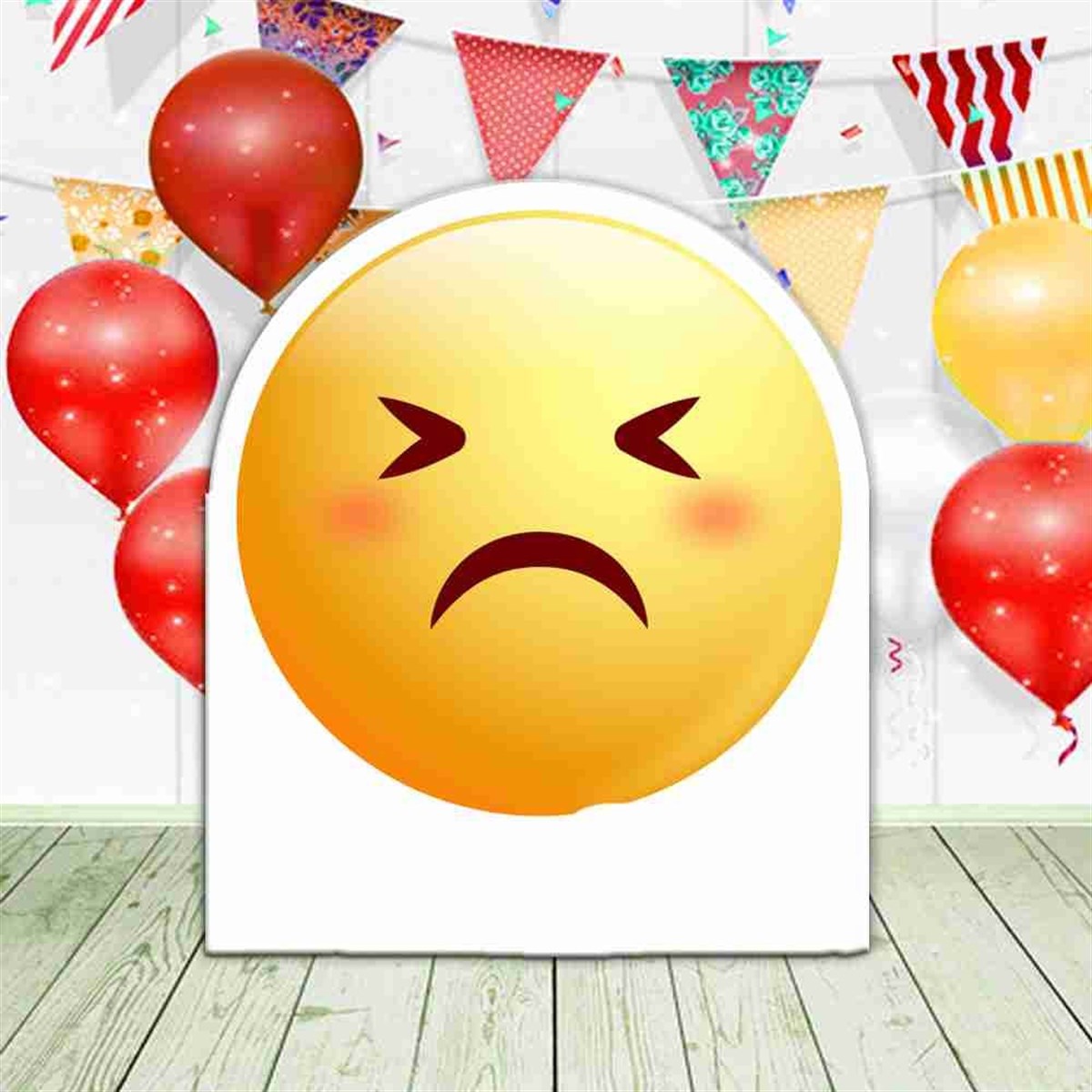 Üzgün Emoji Masa Önü Süslemesi 