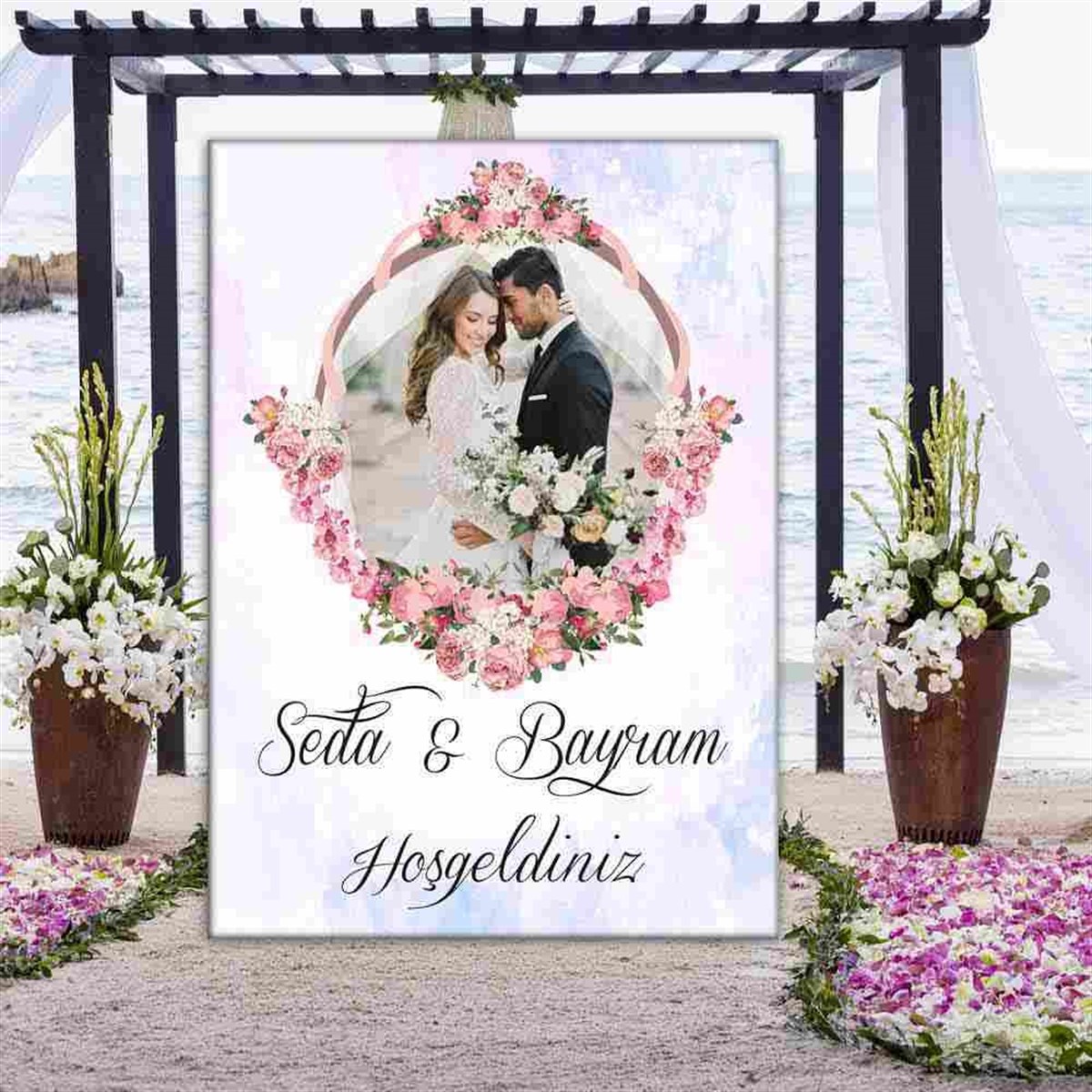 Vintage Konsept Düğün Pano 