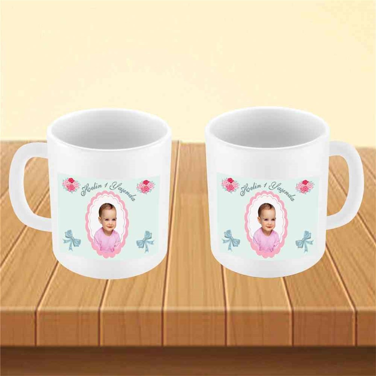 Vintage Mint Konsept Kupa Bardak Mug  
