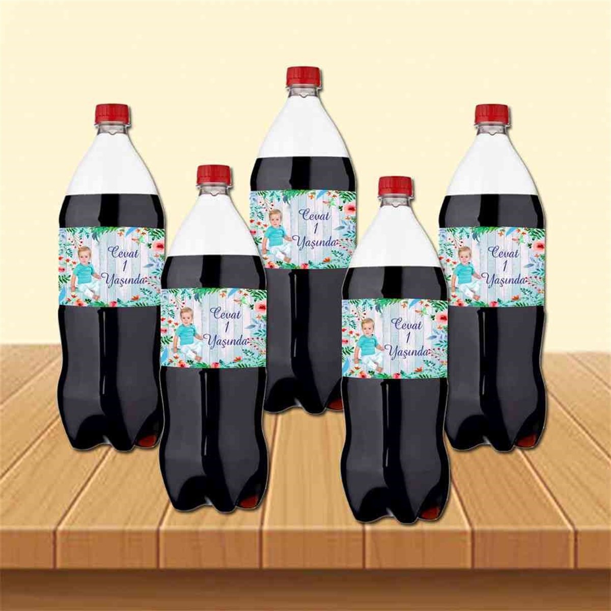 Vintage Temalı Cola Şisesi Bandı   