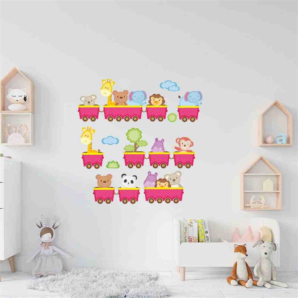 Yapışkalı Oyun Odası Tren Sticker 