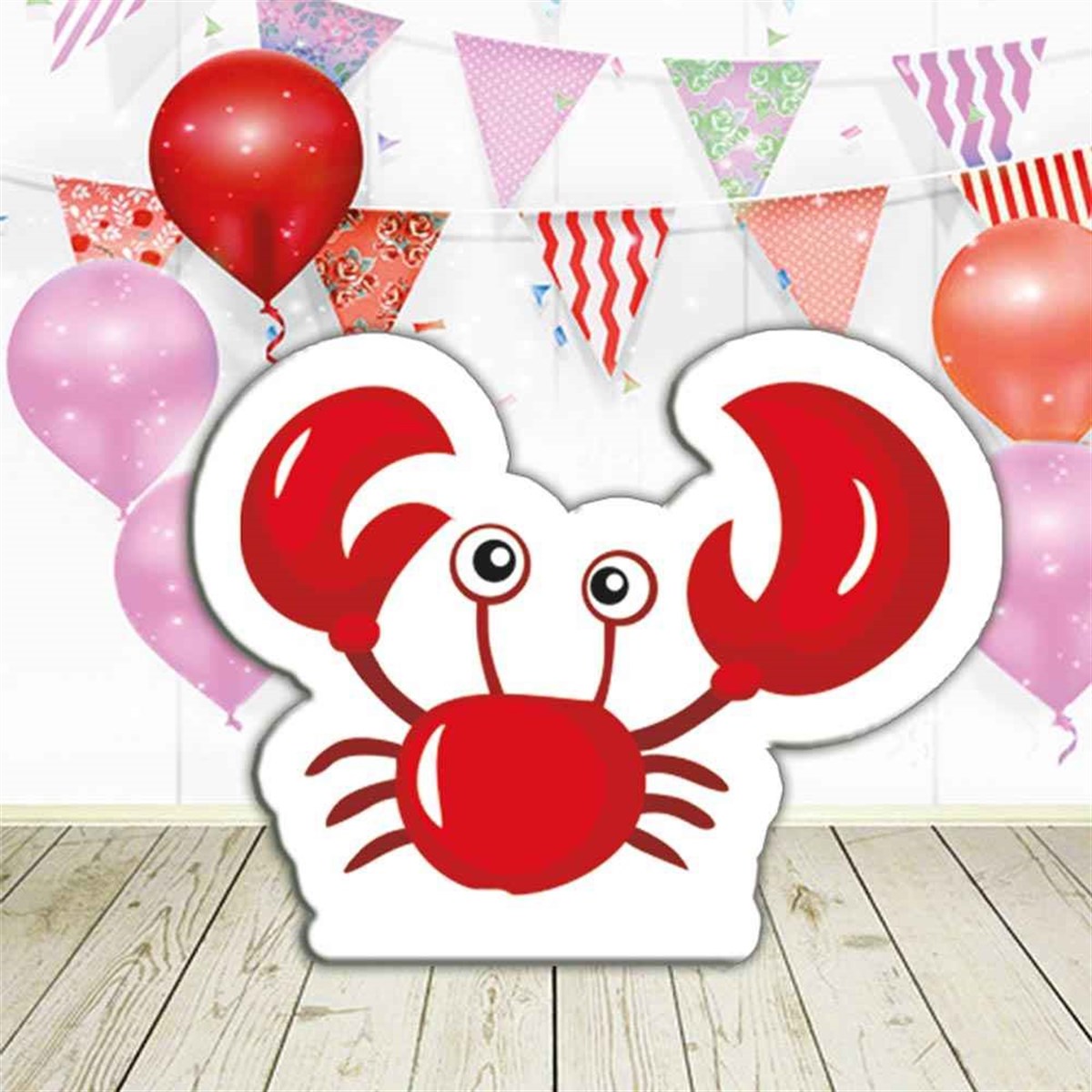 Yengeç Doğum Günü Süsleme Figürü 