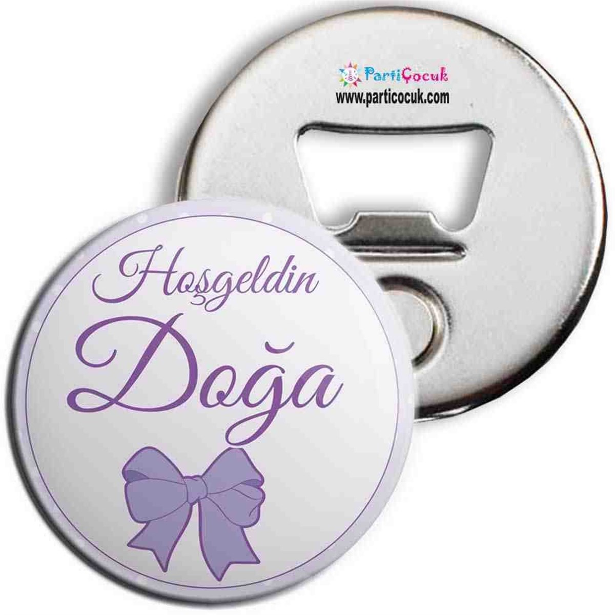 Yeni Doğan Mor Fiyonk Konsepti Açacaklı Buzdolabı Magneti  